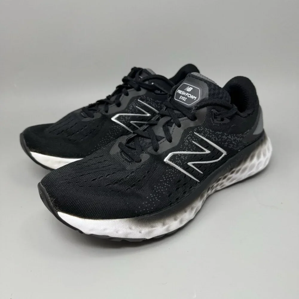 New Balance MEVOZLK2 Fresh Foam Evoz v2 Running Trainers Black Men Size 8
